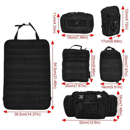 Taktischer Auto-Organizer mit 5 Taschen – Rücksitz-Aufbewahrung