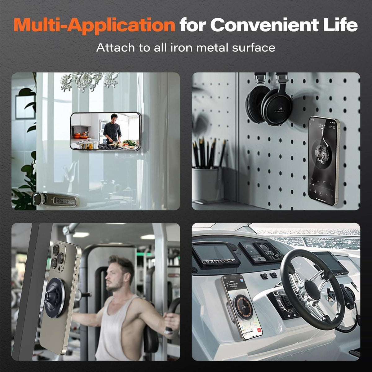 MagSafe Handyhalterung Fitness – 360° Drehbar & Tragbar