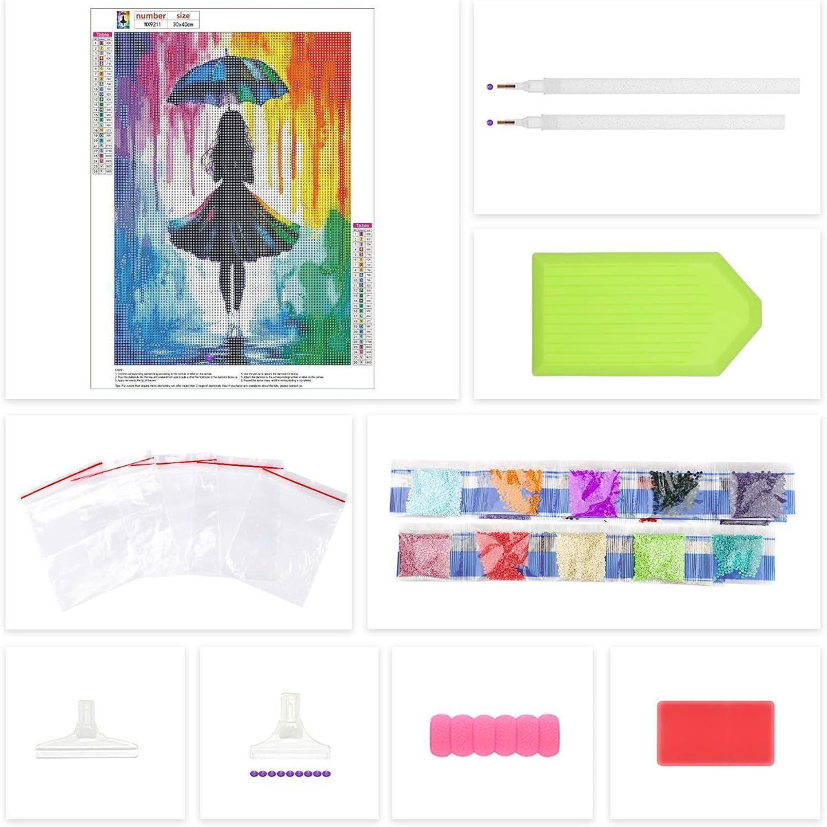 5D Diamant Painting Landschaft – DIY Bastelset für Erwachsene