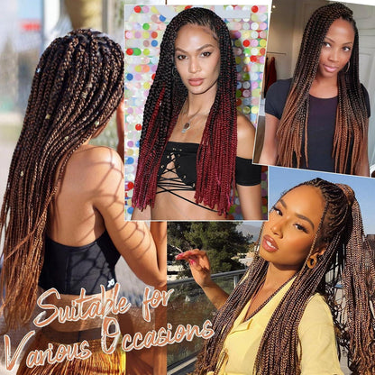 66cm Ombre Braiding Haarverlängerungen – 8er Pack – T1B/30/27