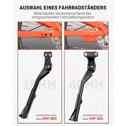 Verstellbarer Fahrradständer für E-Bike & MTB 24-29 Zoll