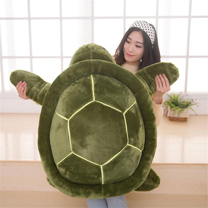 Große Plüsch Schildkröte 30cm - Kuscheltier & Dekokissen