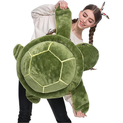 Großes Plüsch Schildkröten Kuscheltier 65cm Grün