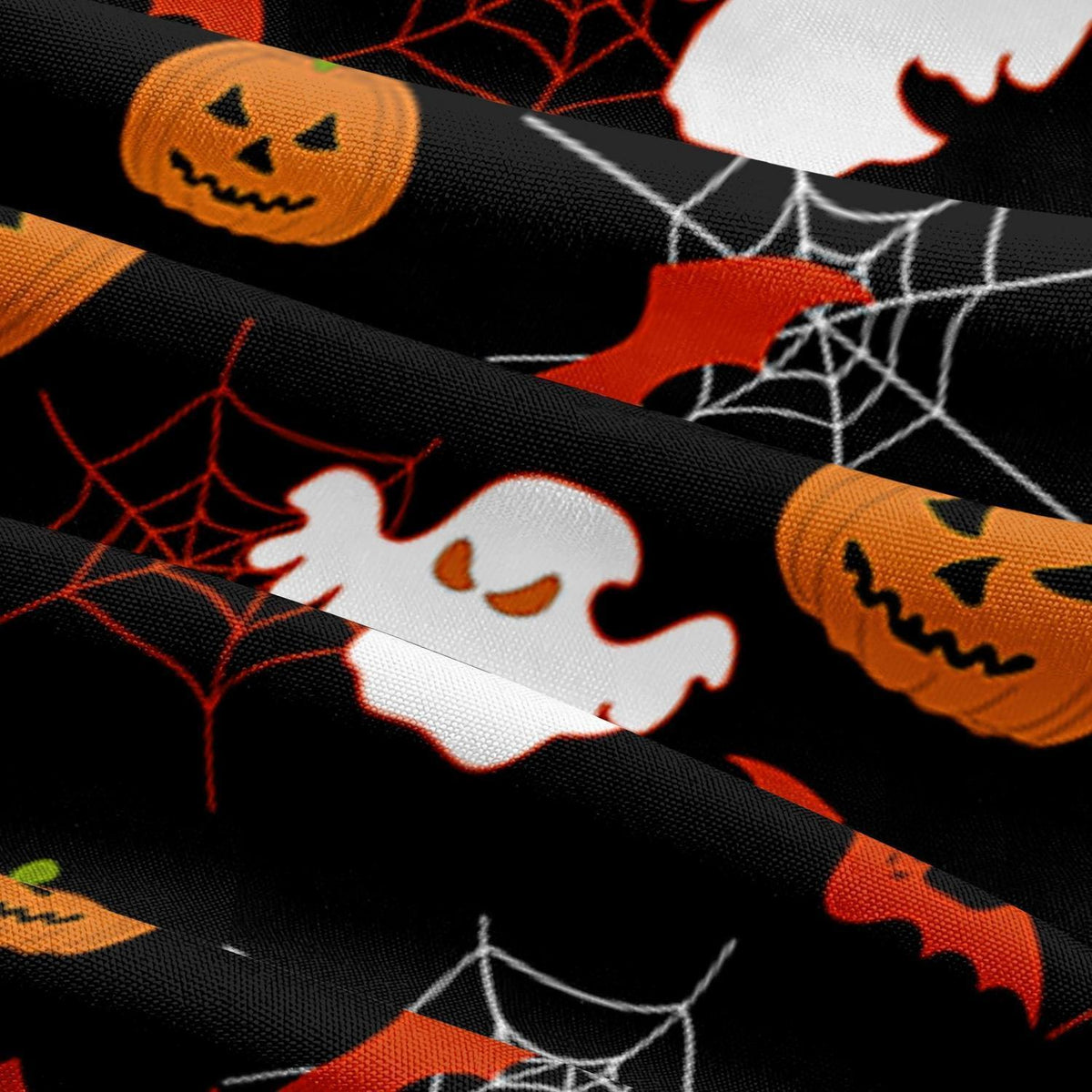 Halloween Bettwäsche-Set 135x200 cm - 4-teilig mit Kürbis-Motiv
