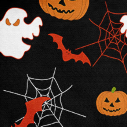 Halloween Bettwäsche-Set 135x200 cm - 4-teilig mit Kürbis-Motiv