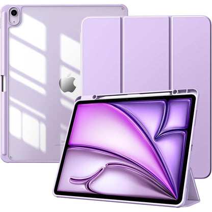 iPad Air 13 Hülle mit Stifthalter, Klar & Schlank, Lila
