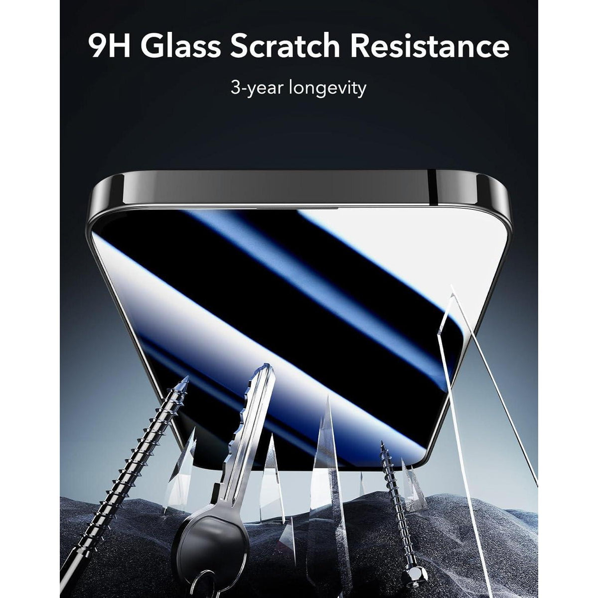 Displayschutzfolie iPhone 14 Pro Max Sichtschutz 3 Stück