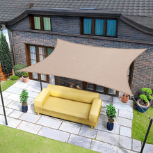 Wasserdichtes Sonnensegel 4x5m Taupe, 95% UV-Schutz