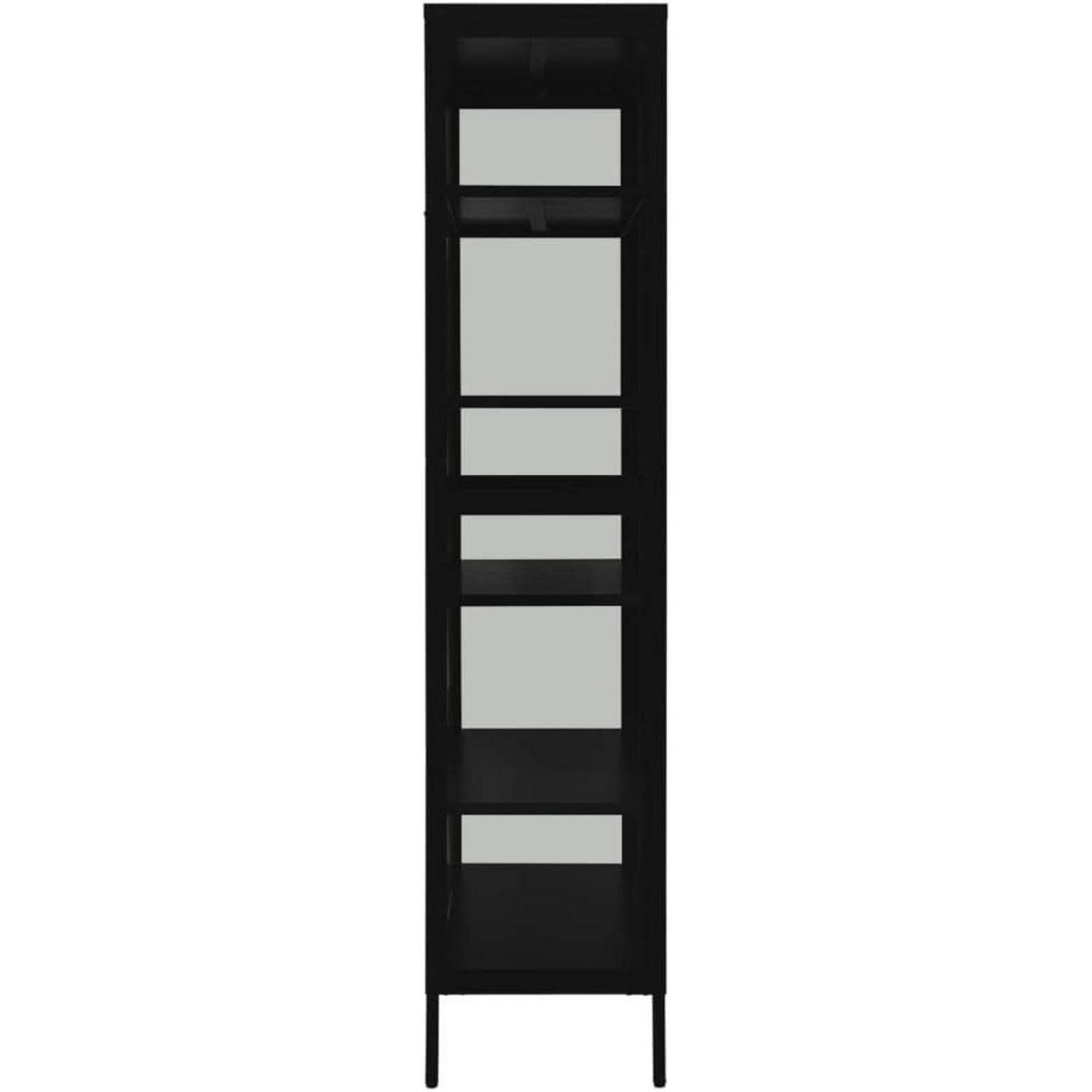 Glasvitrine mit 4 Fächern – Highboard 90x40x180cm