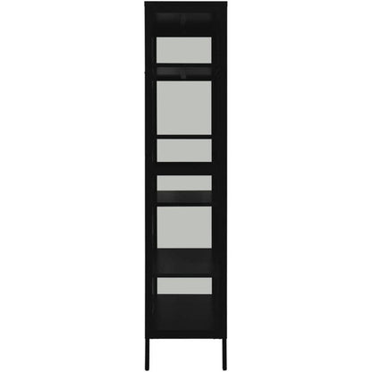 Glasvitrine mit 4 Fächern – Highboard 90x40x180cm