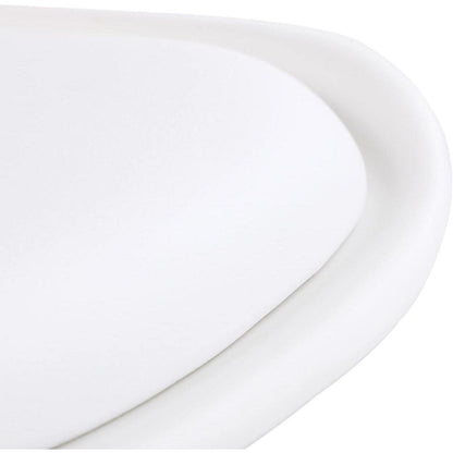 Esszimmergruppe Weiß: Esstisch 110cm + 6 Stühle
