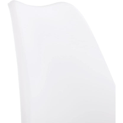 Esszimmergruppe Weiß: Esstisch 110cm + 2 Stühle