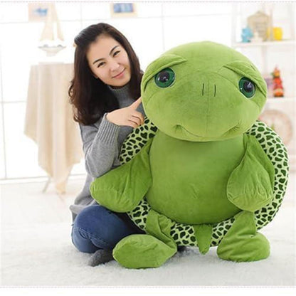 Große Plüsch Schildkröte 100cm - Kuscheltier Geschenk Grün