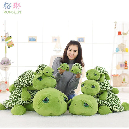 Große Plüsch Schildkröte 100cm - Kuscheltier Geschenk Grün