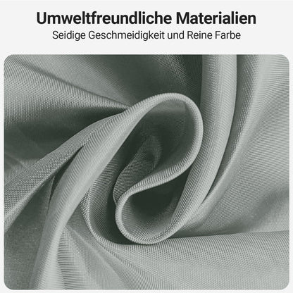 Duschvorhang Grau 160x160cm Beschwerter Saum Antischimmel Wasserabweisend