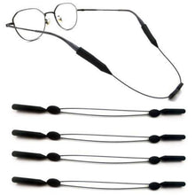 4er-Set Sportbrillenband Silikon Einstellbar Damen Herren Kinder