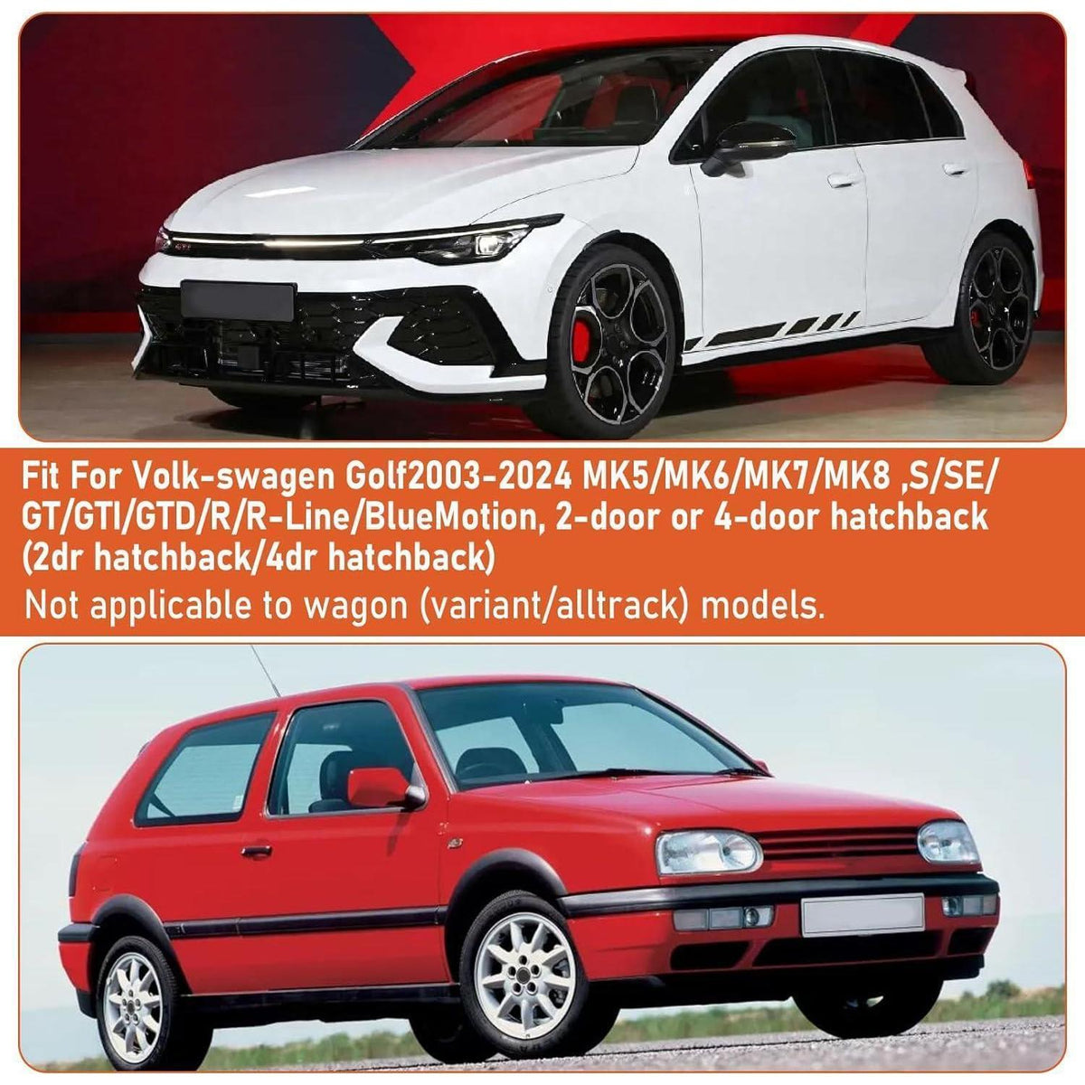 Autoabdeckung VW Golf MK5 MK6 MK7 MK8 2003-2024 – Allwetterschutz