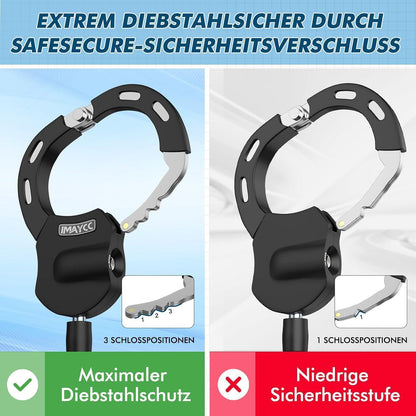 E Scooter Schloss mit Tasche – Hochsicherheitsschloss & Aufbewahrung