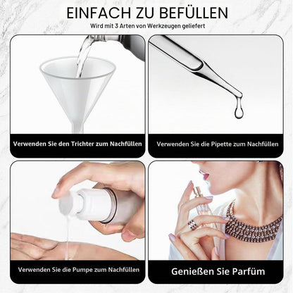100x 2ml Mini Sprühflaschen leer, nachfüllbar, für Parfüm & Proben