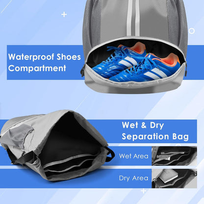 Turnbeutel Fußballtasche Rucksack Kordelzug Tunnelzug Gymsack Wet Bags