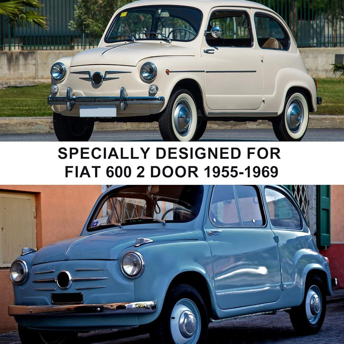 Auto Abdeckung für Fiat 600/Jagst 600/770 (1955-1969)