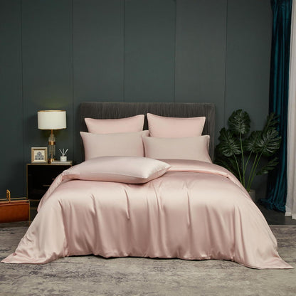 Bambus Bettwäsche Set 135x200 Rosa – Atmungsaktiv & Kühlend
