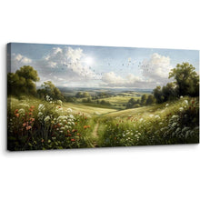 Leinwandbild Sonniges Feld 50x100 cm für Wohnzimmer & Büro