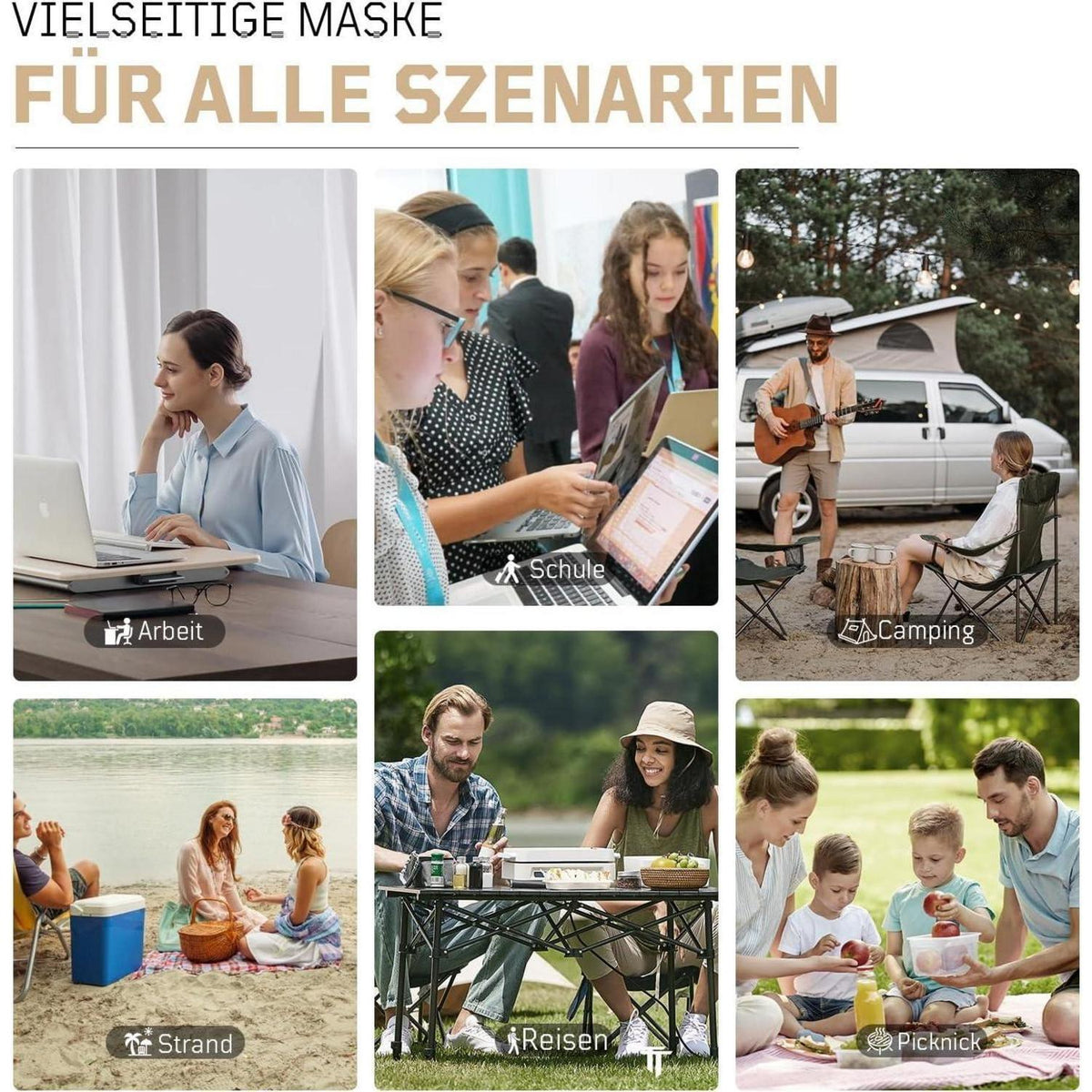Erweiterbare Lunch-Tasche Coyote Braun – 18-26L, Auslaufsicher & Isoliert