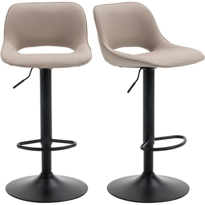 YOUNIKE Barhocker 2er Set, Höhenverstellbar & Drehbar
