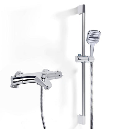 Thermostat-Duscharmatur Set mit verstellbarer Duschstange