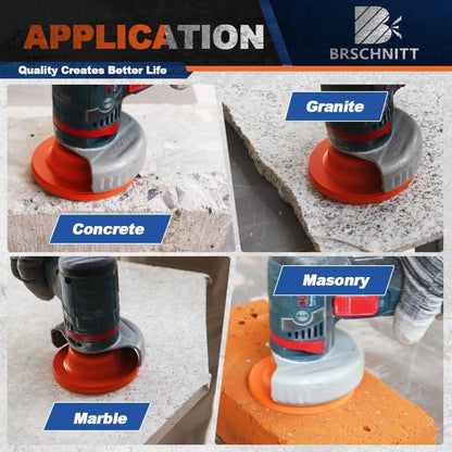 Diamant Schleiftopf 75mm für Beton, Granit, Marmor (6 Stück)