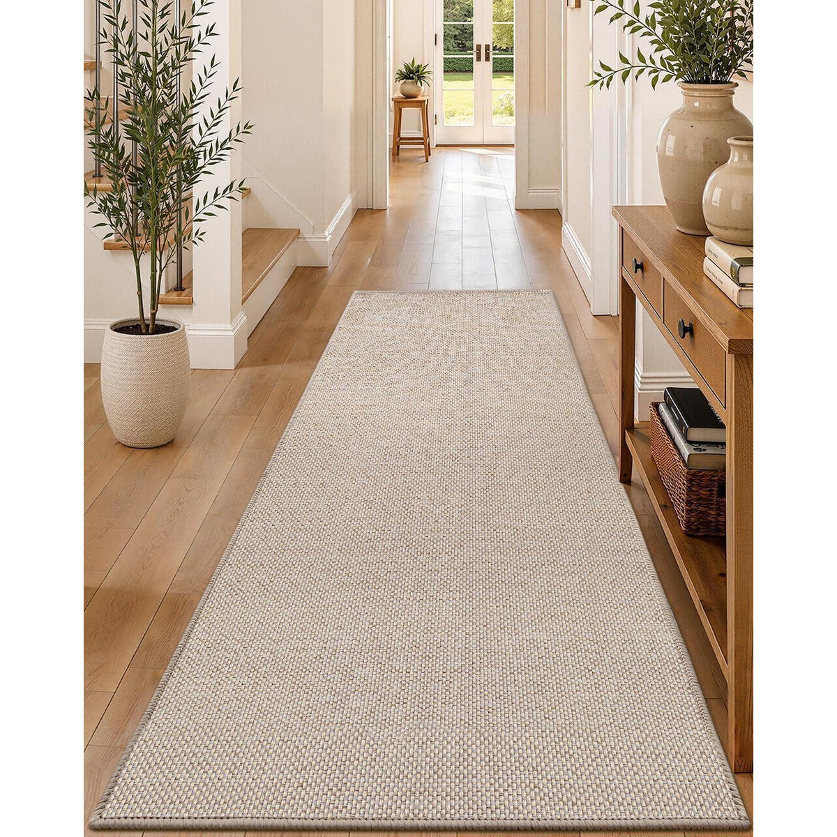 Schmutzfangmatte Innen 91x243cm Beige – Rutschfest & Saugstark
