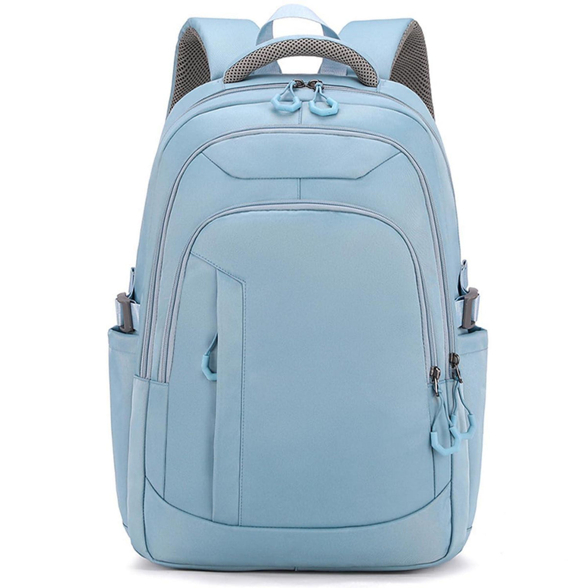 Laptop Rucksack Damen 15.6 Zoll – Babyblau, Schulrucksack Teenager