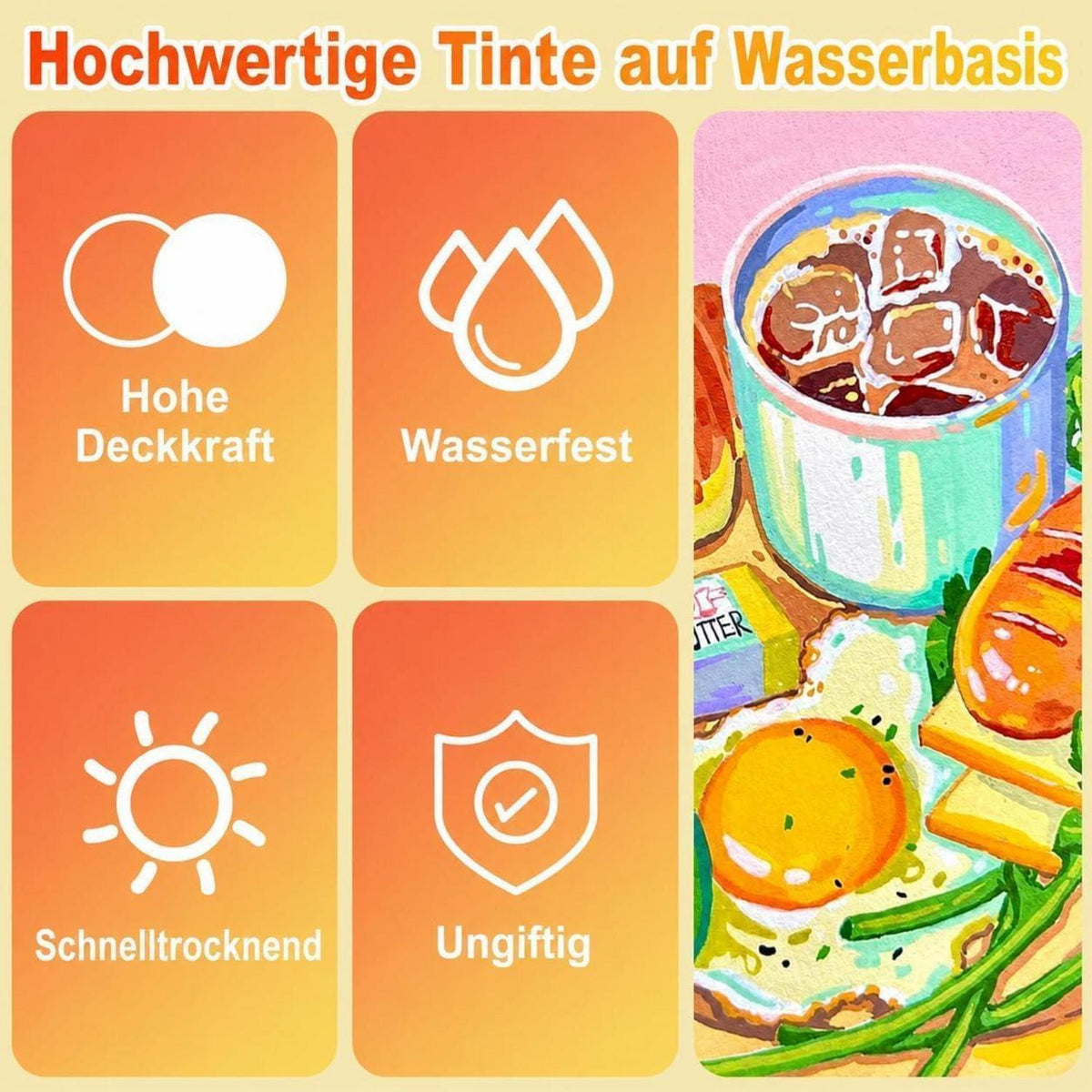 168 Acrylstifte Set – Wasserfest & Brush Tip