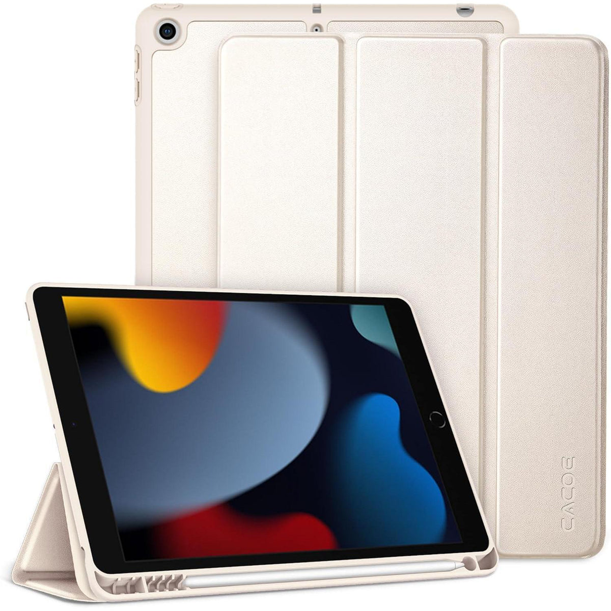 iPad 10.2 Zoll Hülle mit Stifthalter und Standfunktion