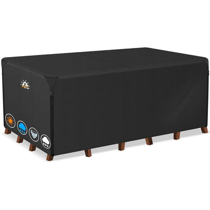 Gartenmöbel Abdeckung Rechteck 280x190x73 cm – Wasserdicht & UV-Beständig