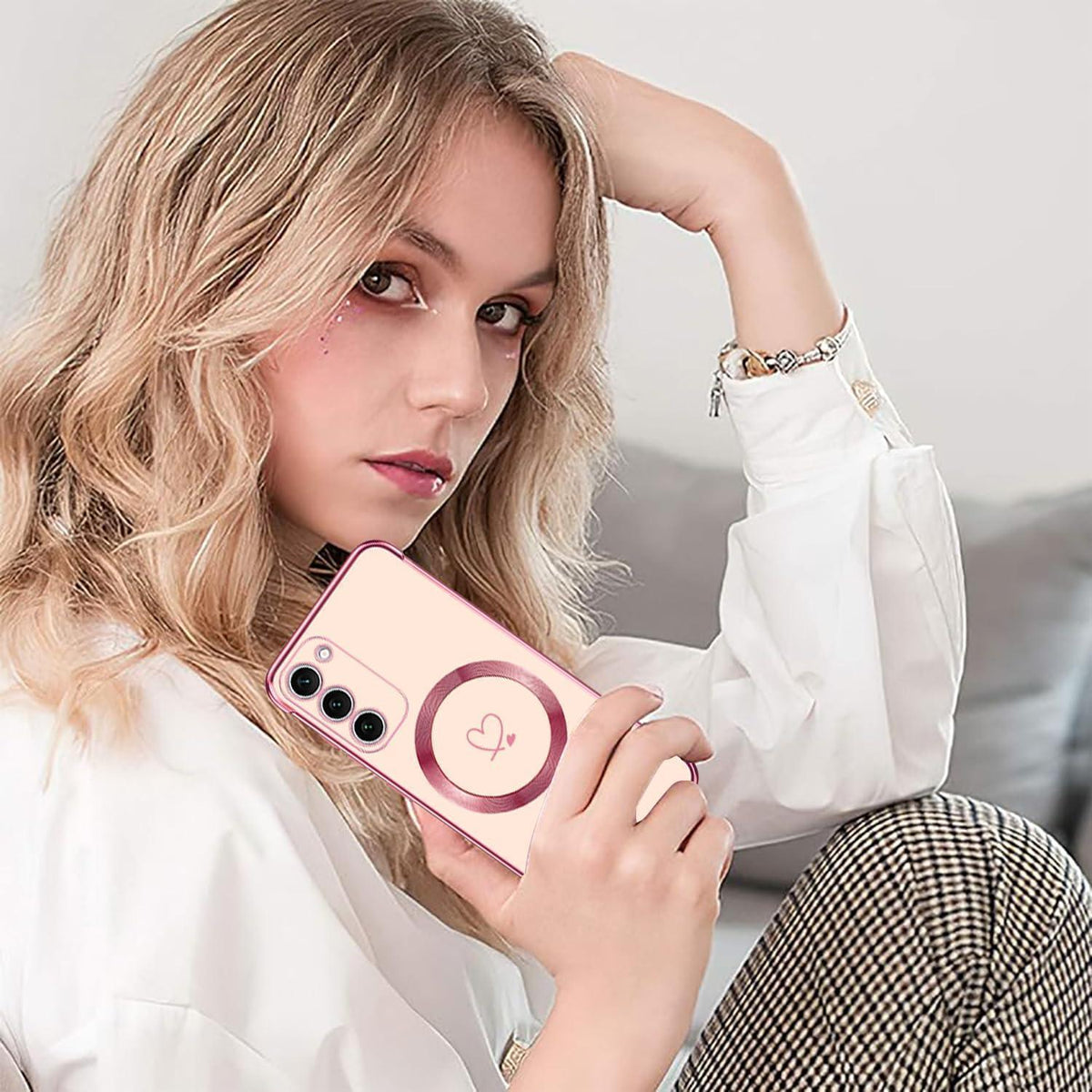 Samsung Galaxy S20 FE Hülle mit MagSafe – Rosa