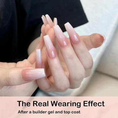 240 Falsche Nägel Rosa Ballerina Design - Französisch Nail Tips Set