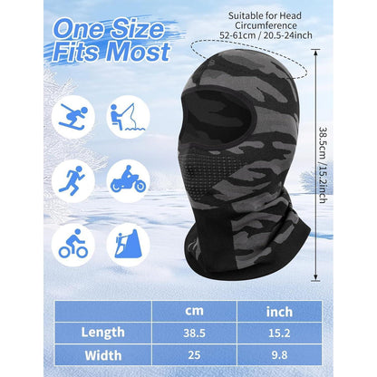 Sturmhaube Fahrrad & Ski – Winddicht, Warm & Atmungsaktiv