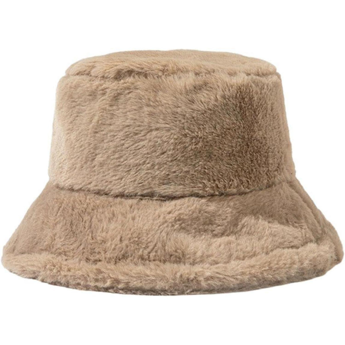 Flauschige Winter Fischerhut Damen – Warm & Bequem Khaki