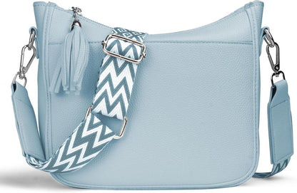 Umhängetasche Damen Crossbody Bag Verstellbar Abnehmbar PU-Leder
