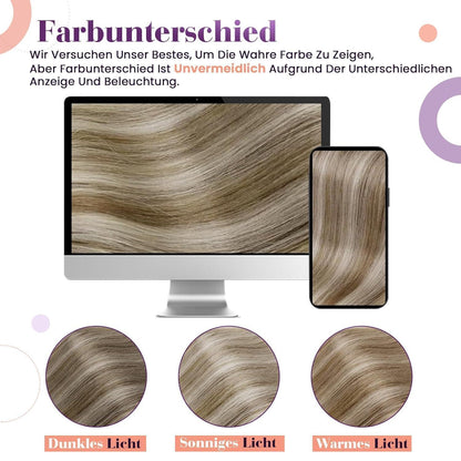 Echthaar Clip-Ins Blond 60cm – Voller Kopf für mehr Volumen