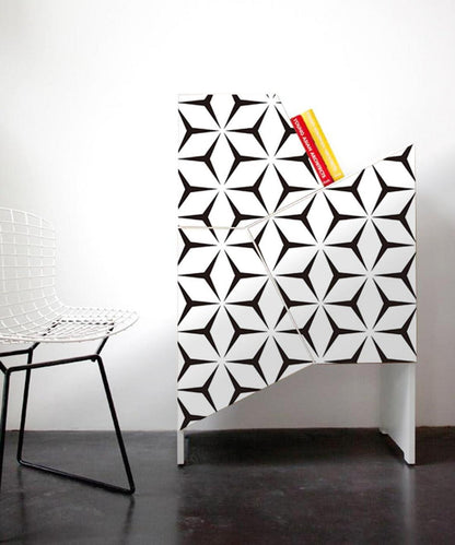 Selbstklebende Moderne Streifen Tapete 44x1000cm wasserdicht Vinyl Wandpapier