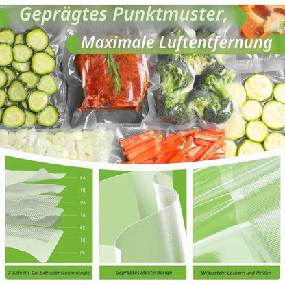 Vakuumierrollen 9er Set | 20cm x 12m + 28cm x 15m | BPA-frei
