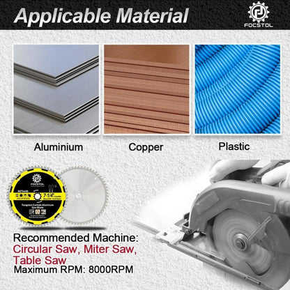 Kreissägeblatt für Aluminium 184mm 60 Zähne 5er Pack