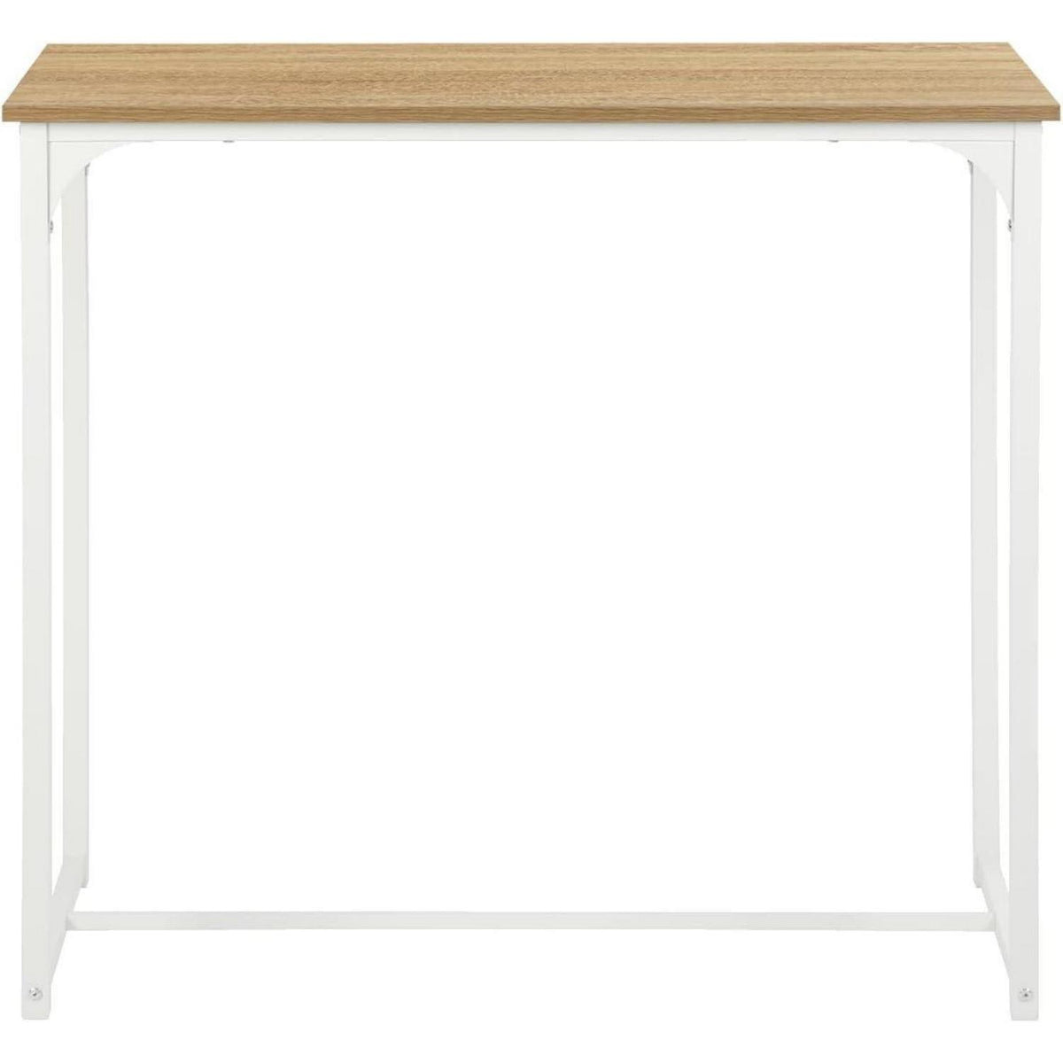 Bartisch Set mit 4 Barhockern – Industriestil Eiche & Weiß
