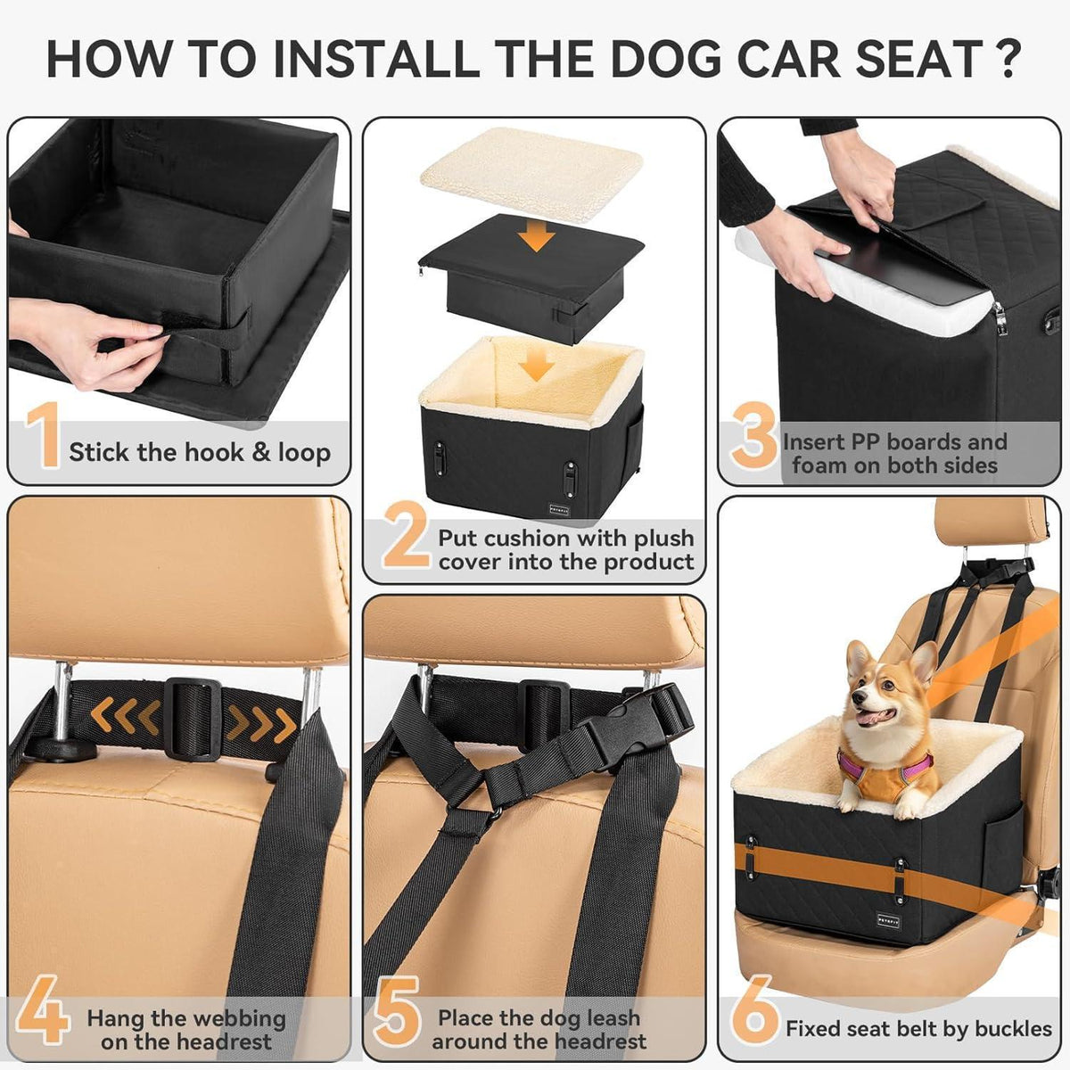 Hunde Autositz erhöht – Sicher & Komfortabel für kleine Hunde