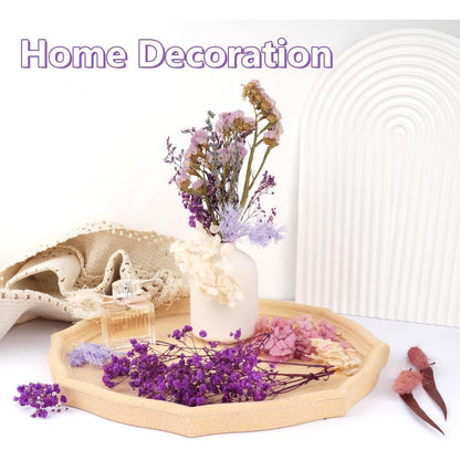 Trockenblumen Set Violett für DIY & Wohndeko