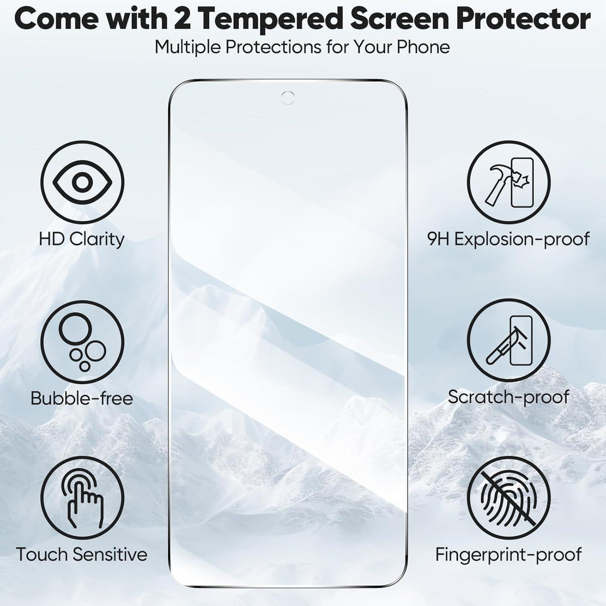 Samsung Galaxy A56 5G Klapphülle mit 2x Panzerglas, Kartenfach, Ständer