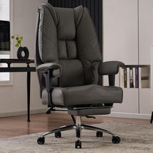 Ergonomischer Chefsessel mit hoher Rückenlehne und breitem Sitz, PU